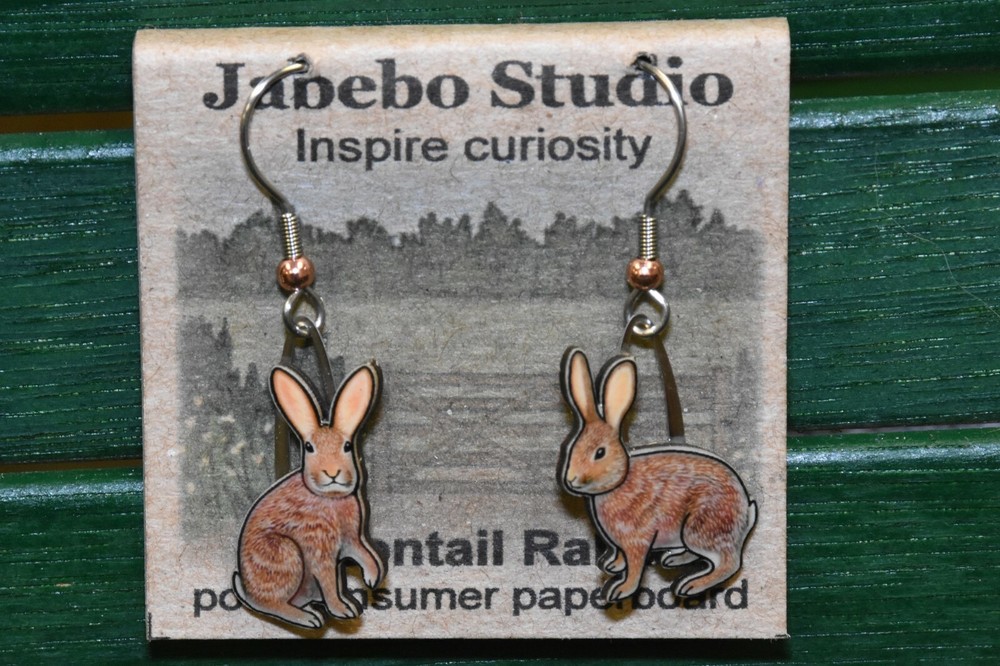 Jabebo Earrings Cottontail Rabbit