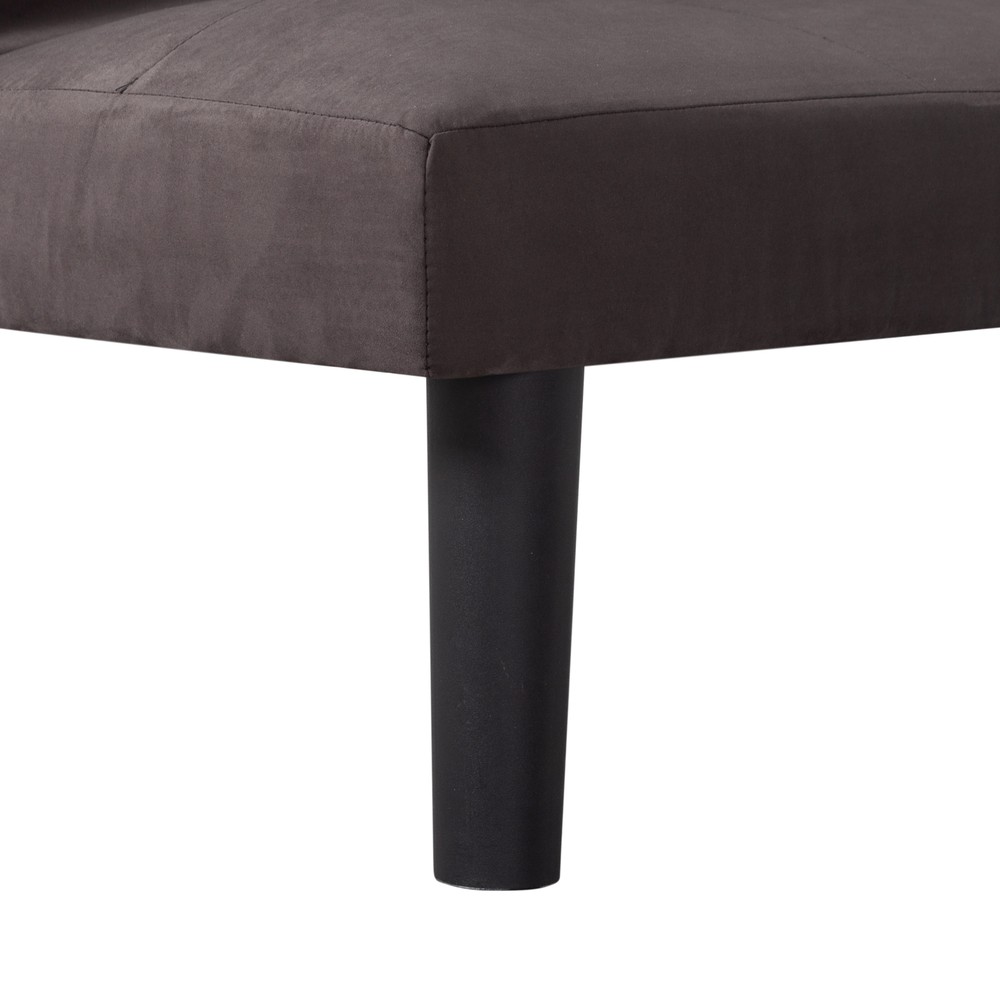 69.7 in Futon Sofa Bed Converted Sleeper Upholstered Adjustable Loveseat Couch