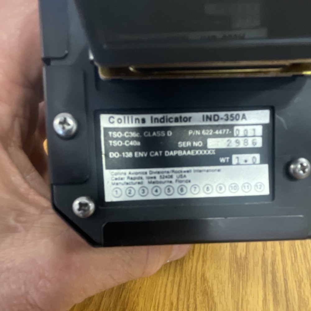 Collins Indicator IND-350A