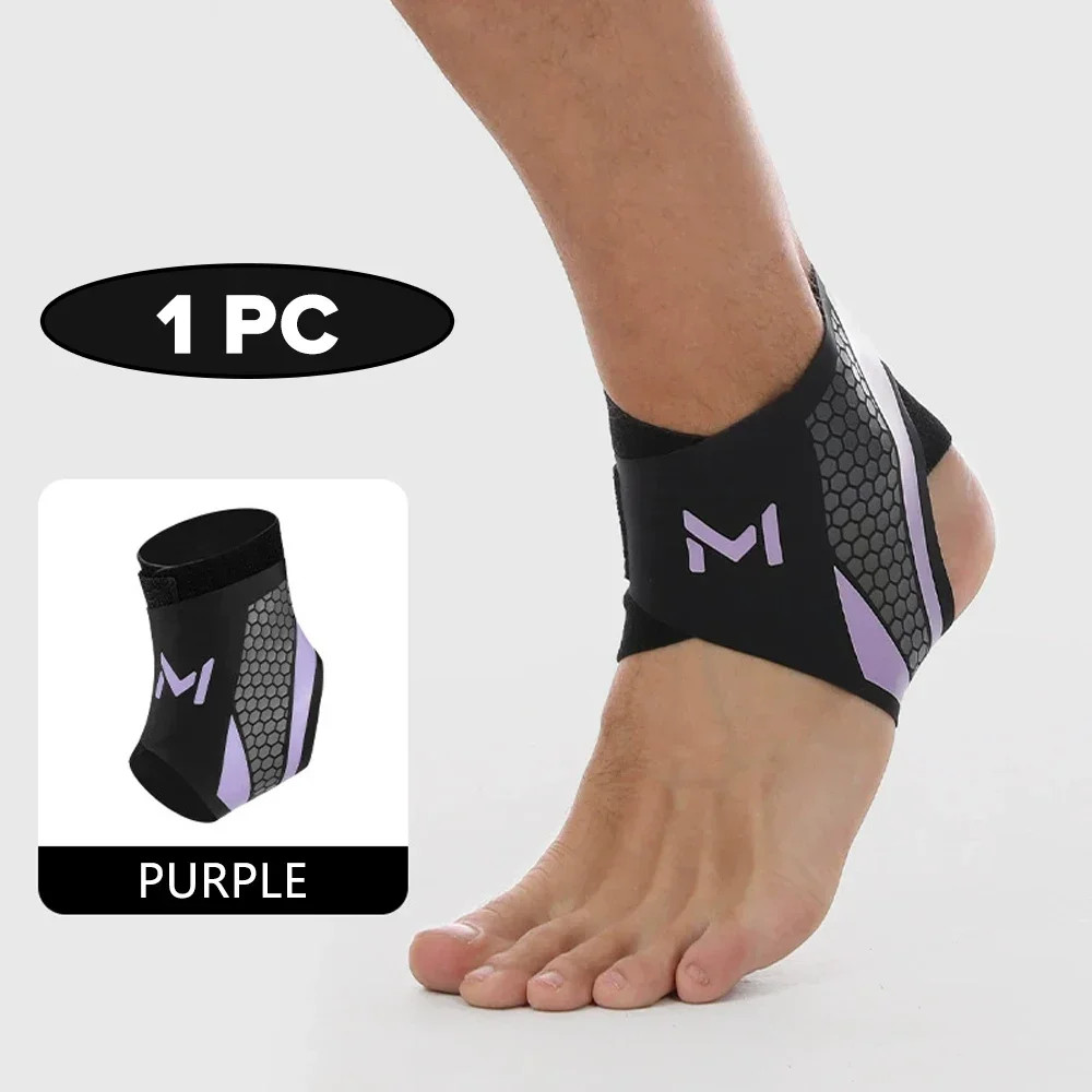 Professional Adjustable Compression Ankle Brace Support for Basketball Running V