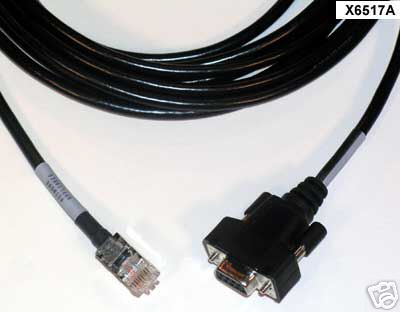 NetApp X6517A 15' Console Cable (RJ45-DB9)
