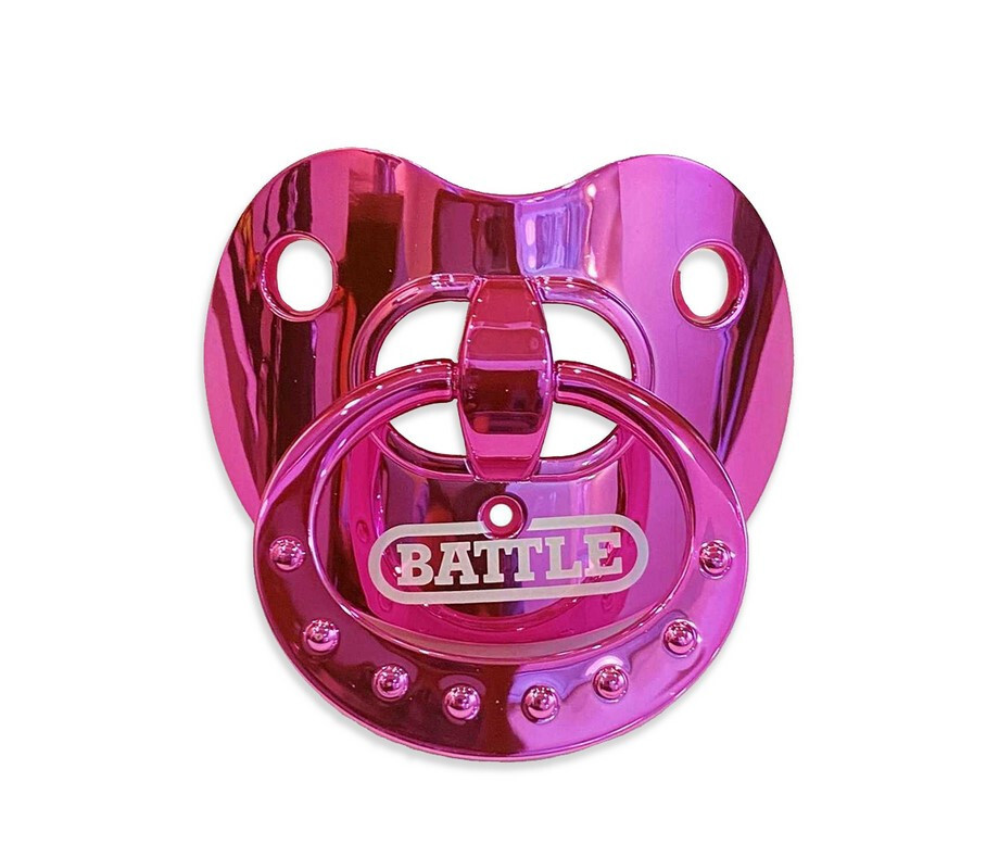Battle Sports CHROME Binky Oxygen Football Convertible Mouthguard
