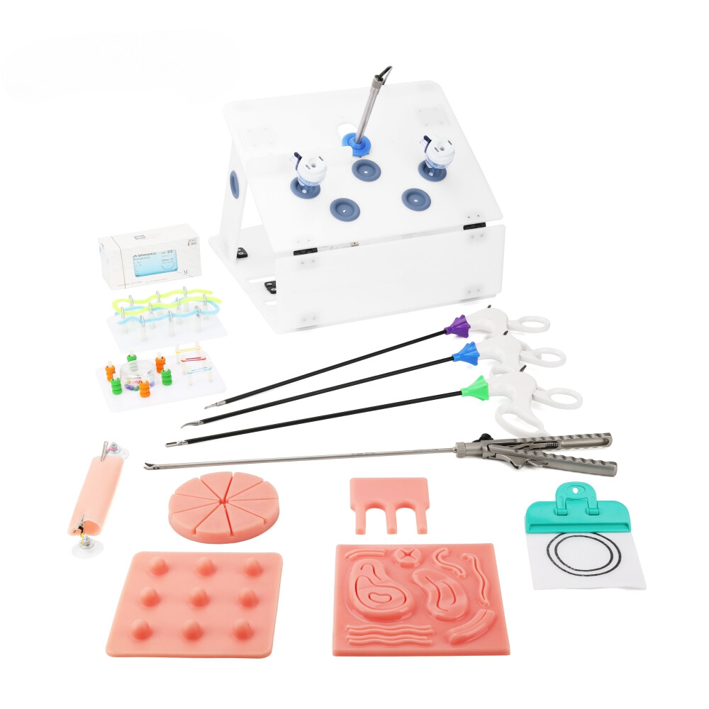 Laparoscopic Endotrainer Simulator Training Box Teaching Practice Equipment New