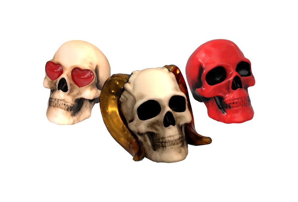 Xentric Guitars® - SINISTER SKULLS Series Resin Guitar Knobs