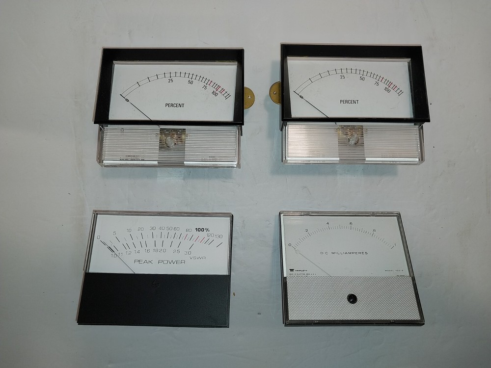 Vintage Lot panel meters. BP