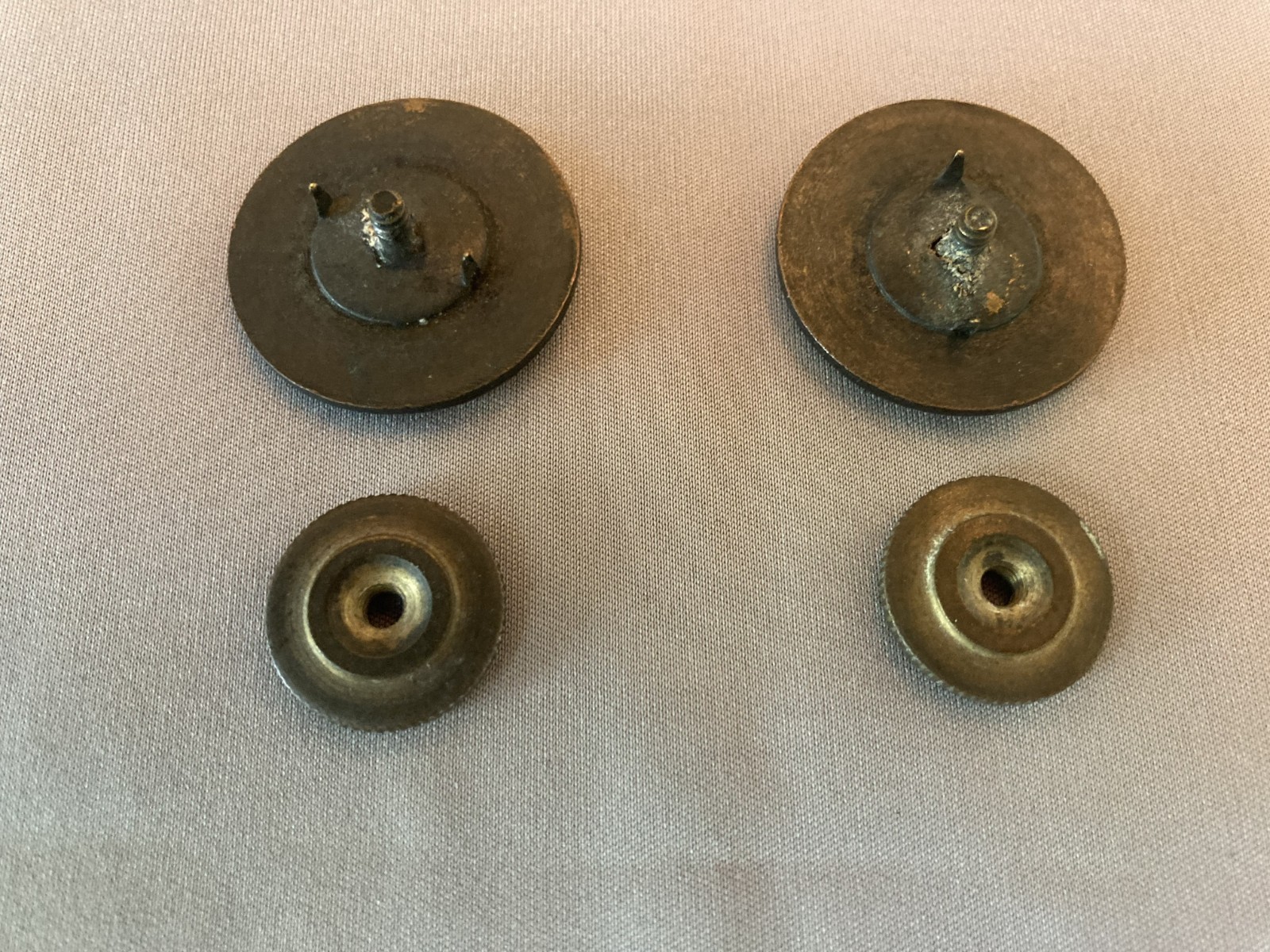WWI USMC EGA Collar Discs - Pair