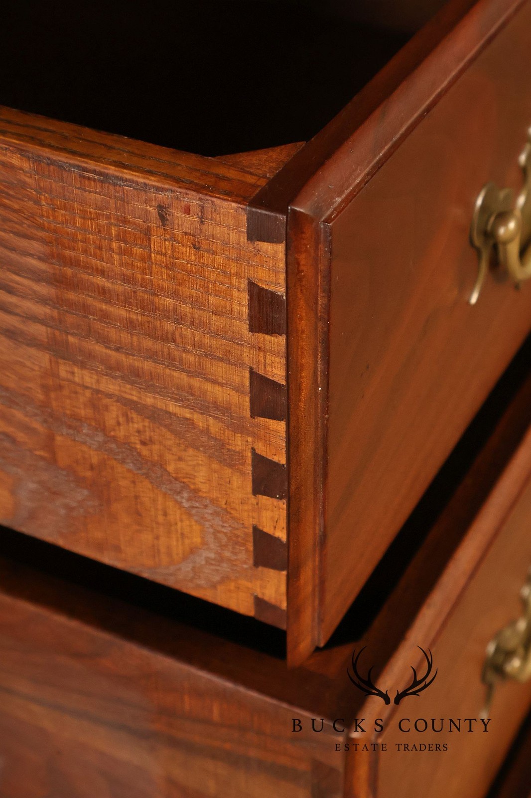 E.A. Clore Custom Walnut High Chest