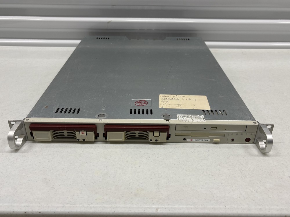 SuperMicro I-Server 3010 370DER Server 1U Rack Computer Intel Pentium 3 x2 WORKS