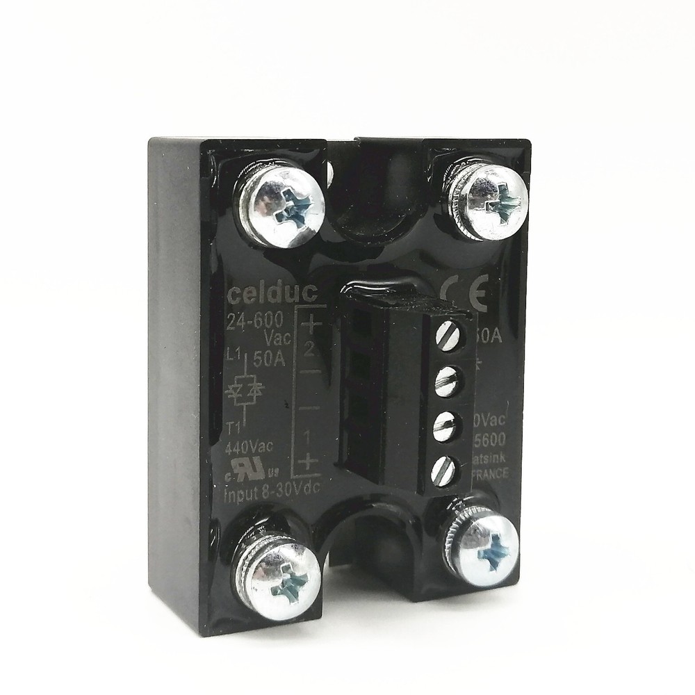 Celduc solid state relay SCB965600 50A 24-600VAC