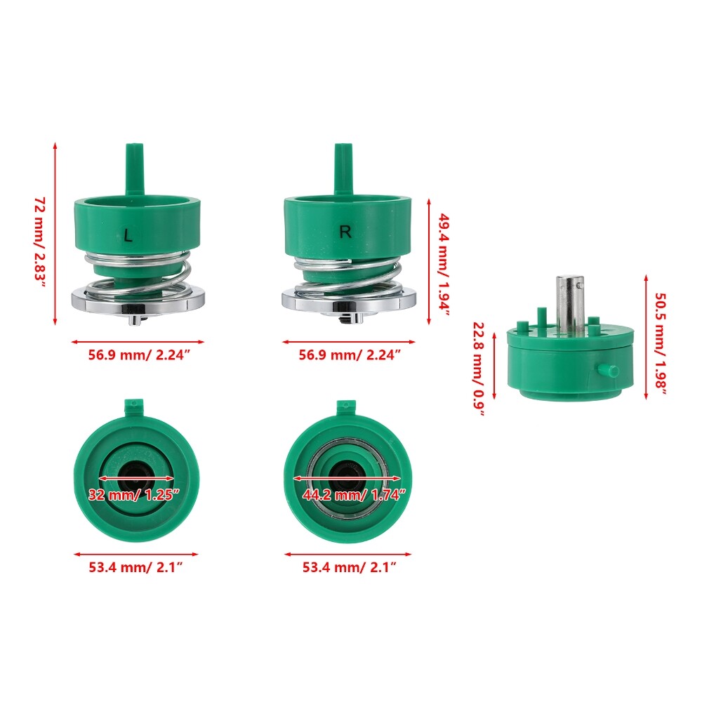 25/32/44/58mm Button Maker Machine Interchangeable Die Mold New