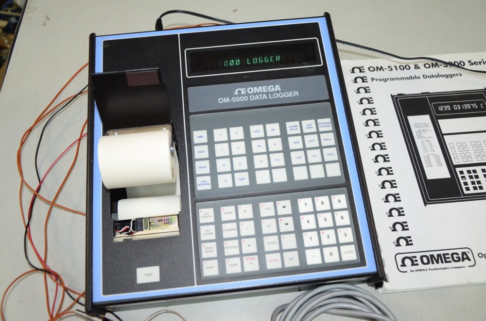 Omega OM-5100 Programmable Data Logger CCAT-F-10