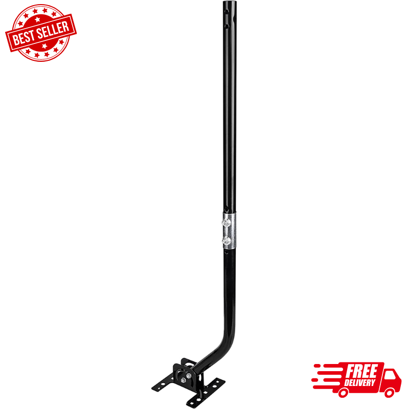 32.8 Universal TV Antenna Mount Adjustable Antenna Mounting Pole Weatherproof