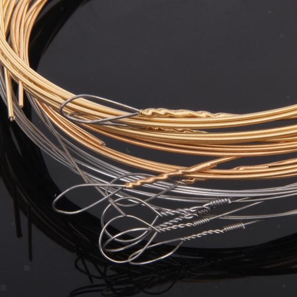 8pcs Mandolin Loop End Strings Brass Wound Gauge