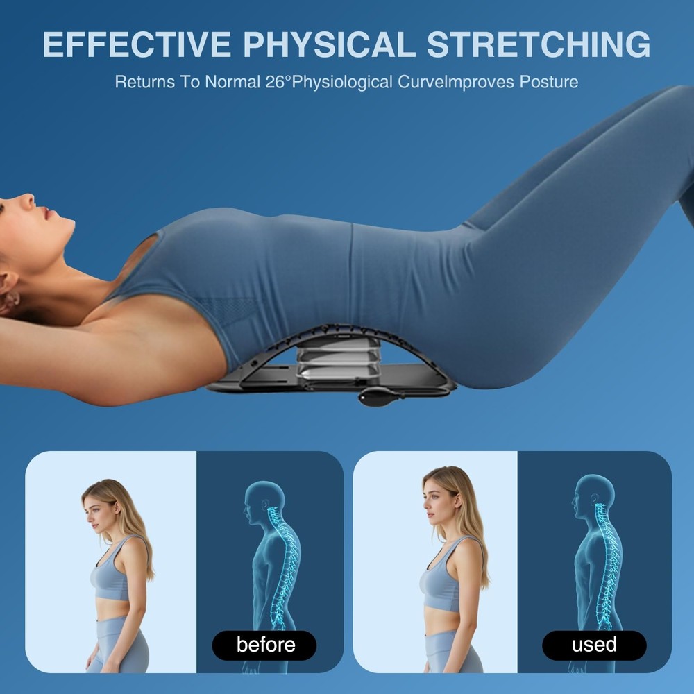 Docemel Back Stretcher for Lower Back Pain Relief,Adjustable Inversion Lumbar...