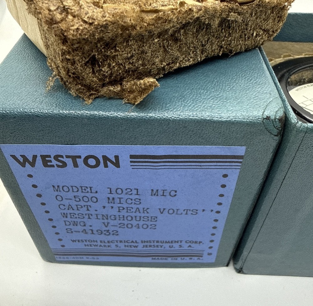Weston Model 1021 Peak Volts Meter