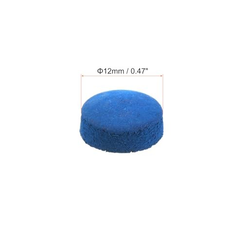 Dia Pool Cue Tips, Pool Billiard Cue Tips Pool Stick Replacement 12mm Blue