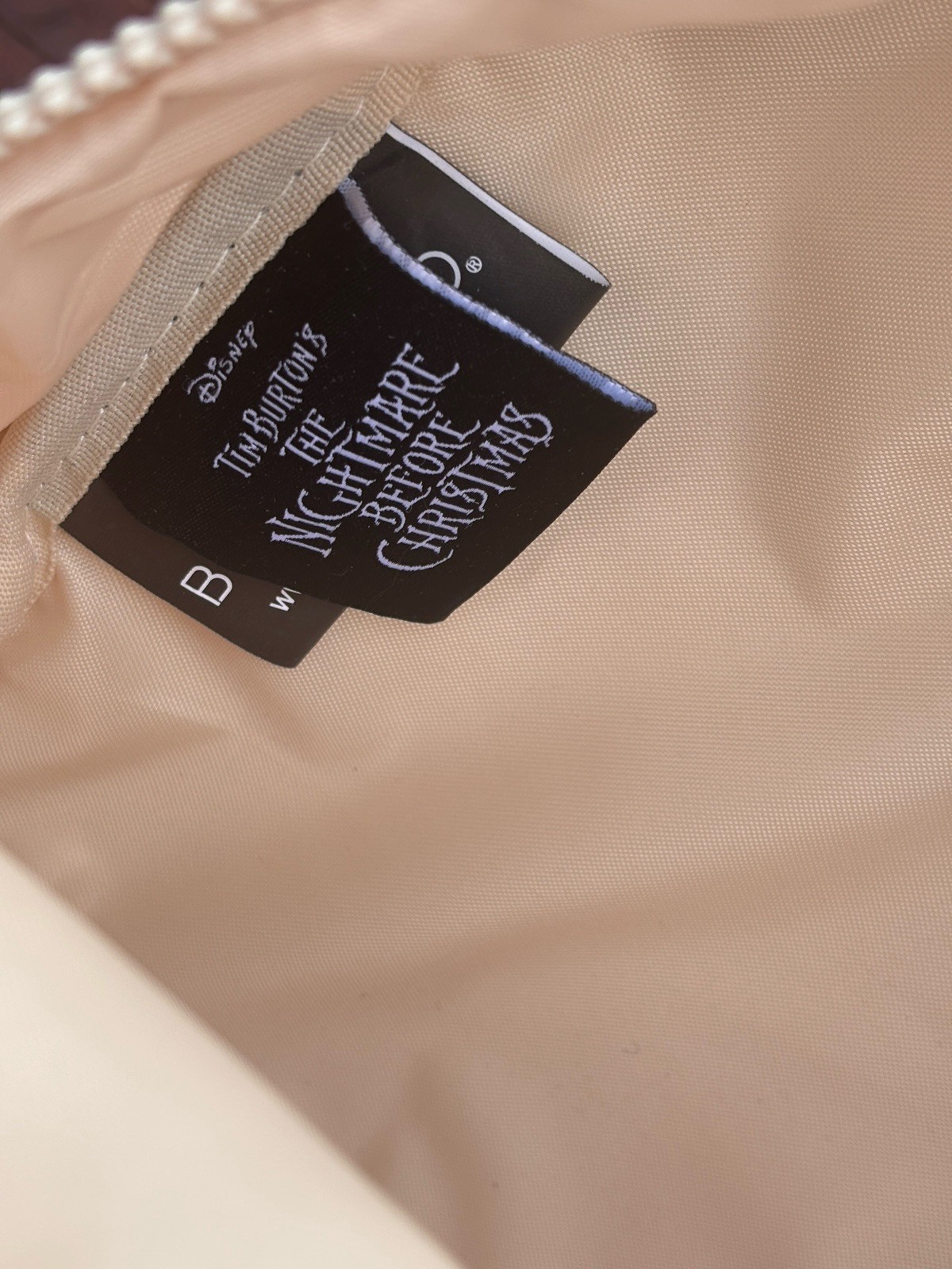 Bioworld Disney Nightmare Before Christmas Mini Backpack Cream