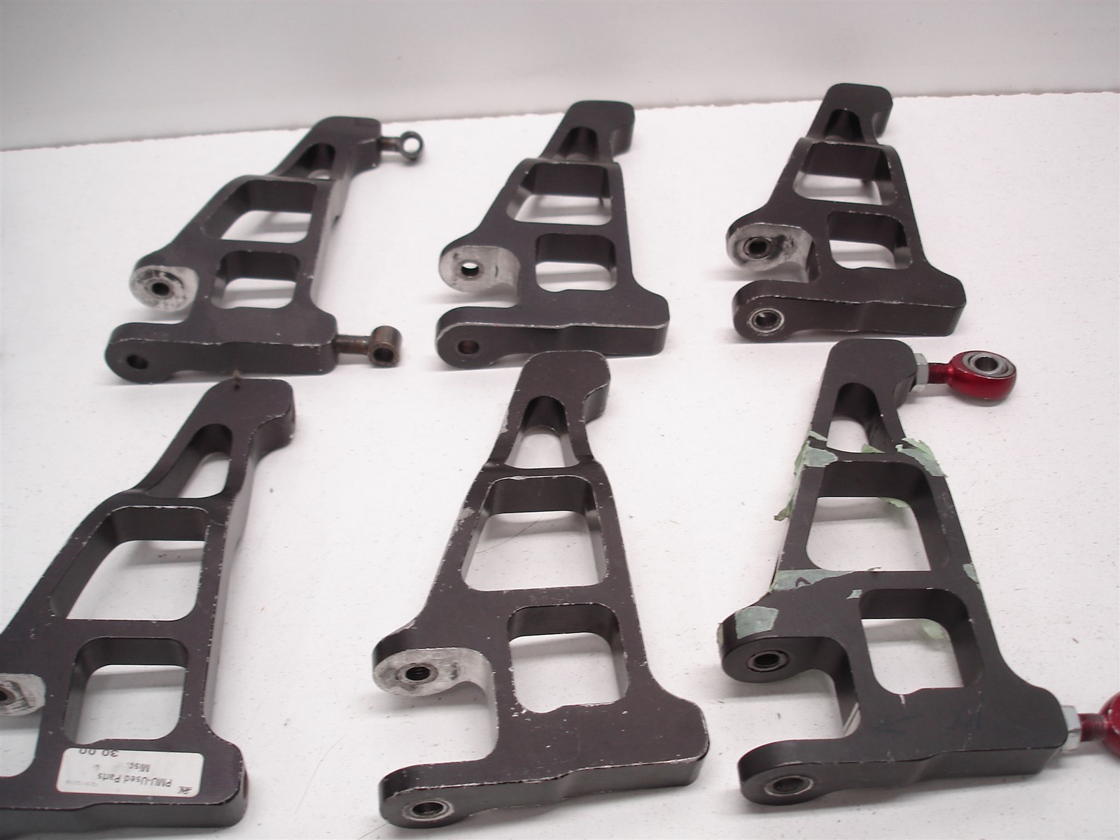 13 NASCAR BILLET ALUMINUM ADJUSTABLE MOUNTS / BRACKETS WITH 5/16" ROD ENDS