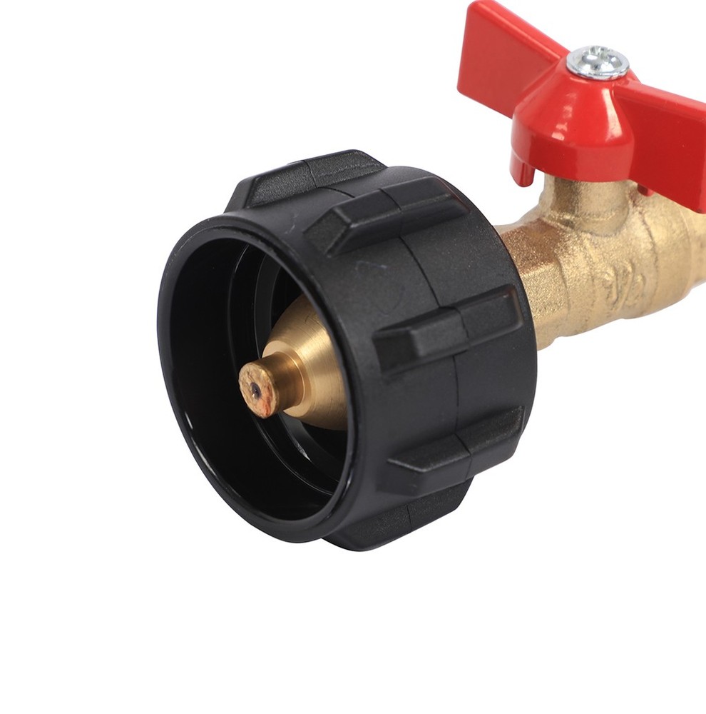 With Gauge & Control Valve for Propane Bottle Refill Adapter