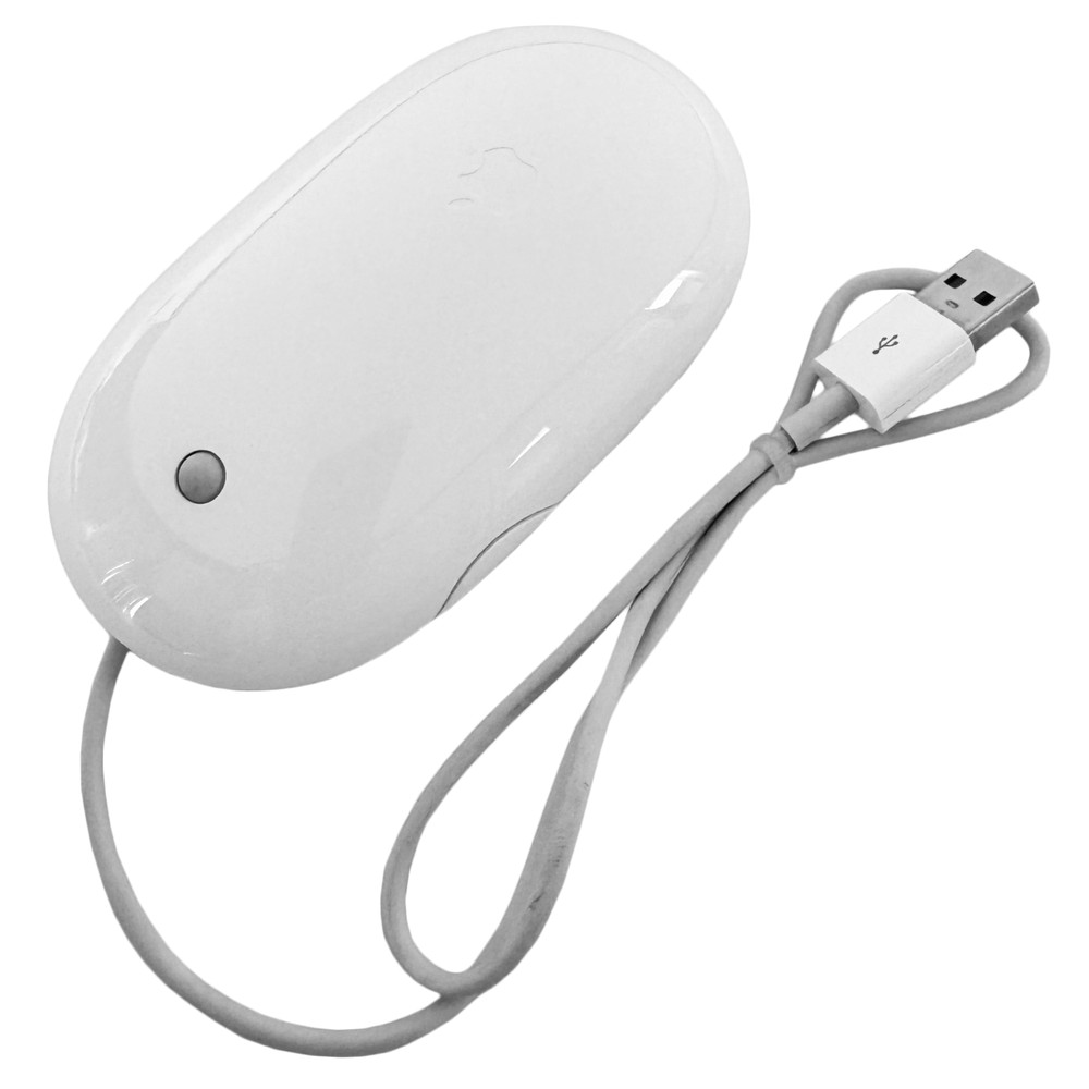 Apple A1152 Mighty Mouse ✅ Original Wired USB for Mac, Windows, Linux – Tested