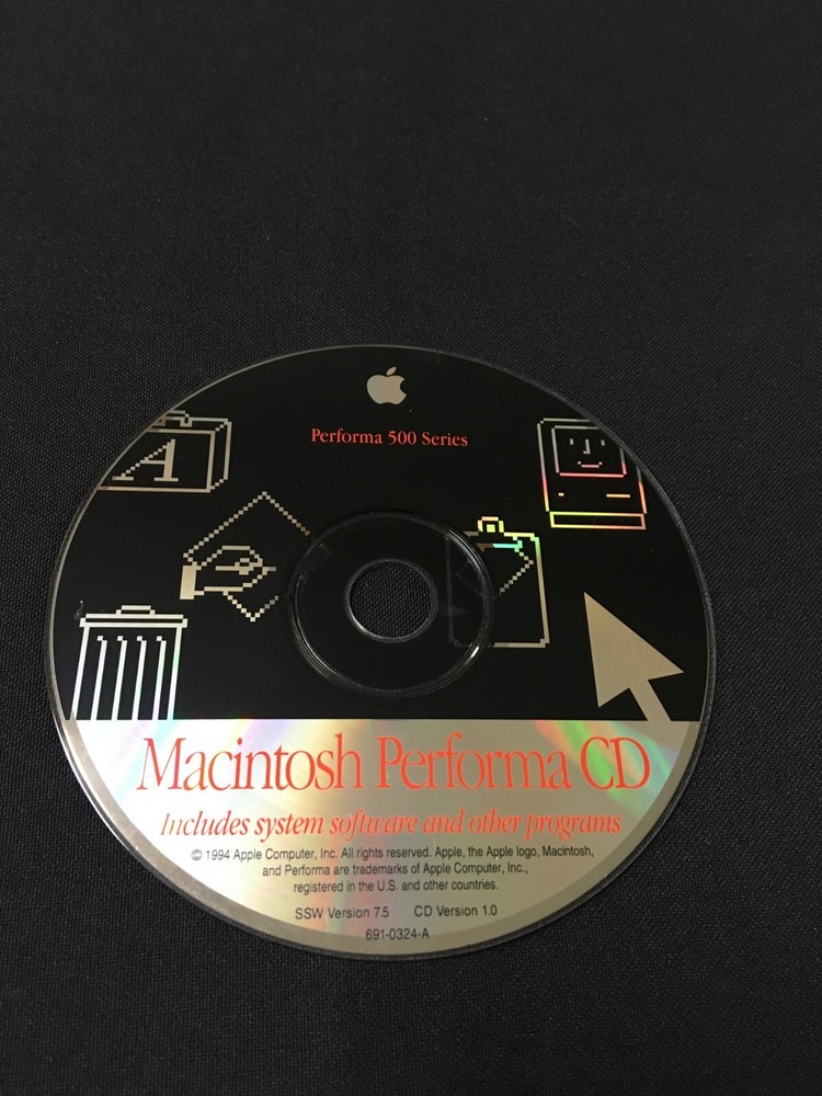 Apple Macintosh Performa Install CD Packet + Extras (PN: 600-1629) 1994-1997