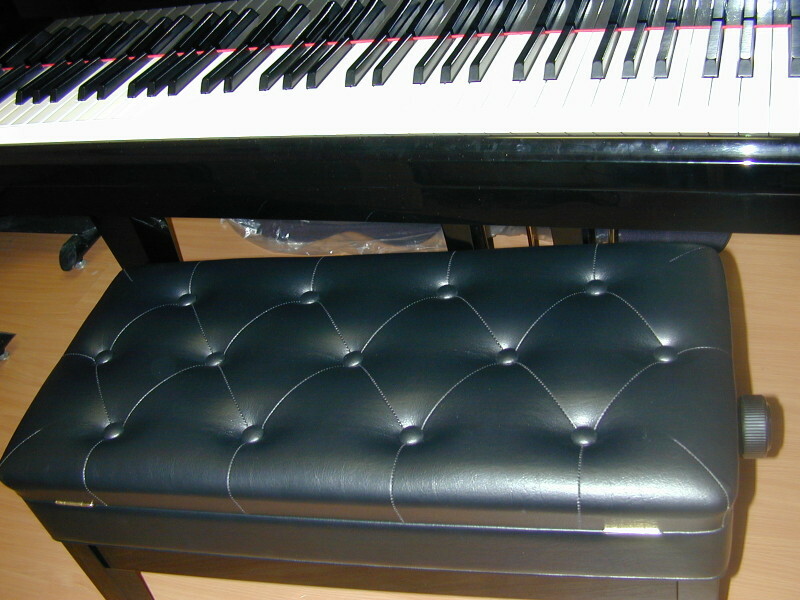 30" Adjustable Artist Piano Bench w/Storage