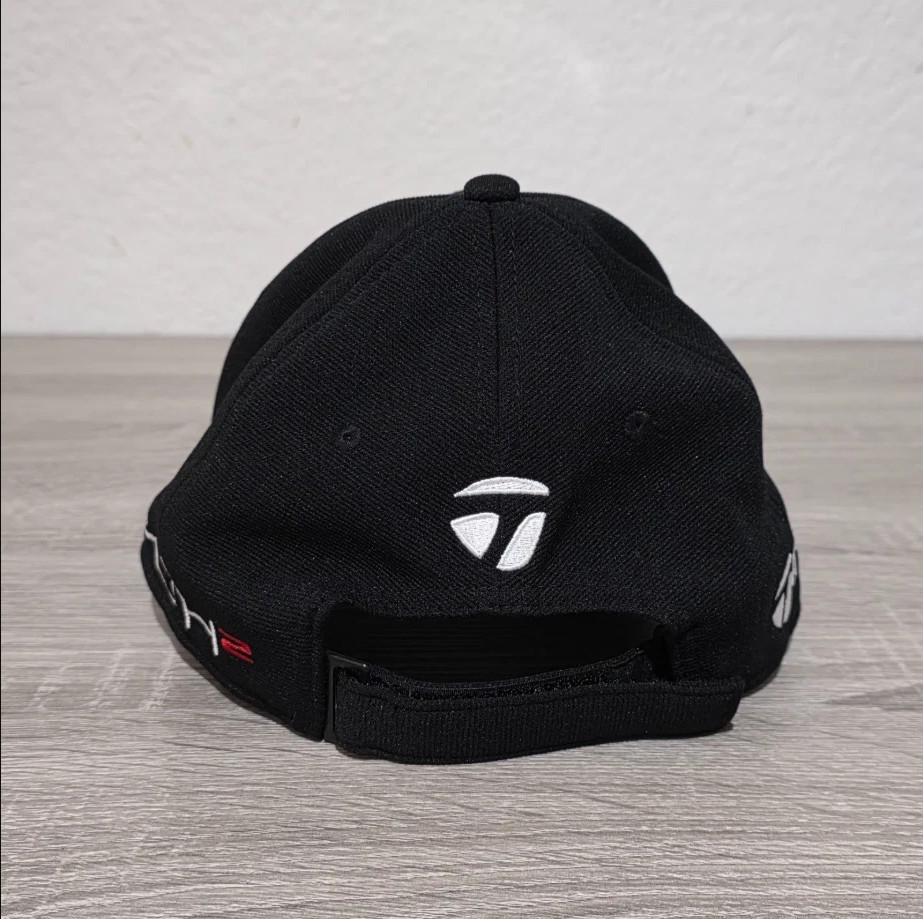 TaylorMade STEALTH Snap Back Adjustable Black Golf Hat Cap Embroidered