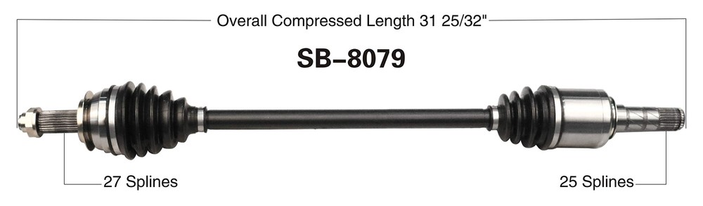 TrakMotive SB-8079 CV Axle