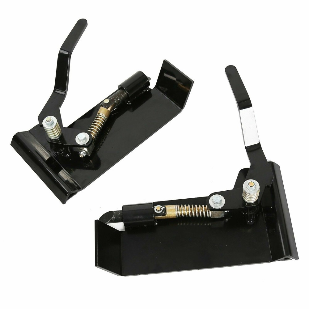 Universal Weld-On Skid Steer Quick Attach Bucket Conversion Adapter Latch Plates