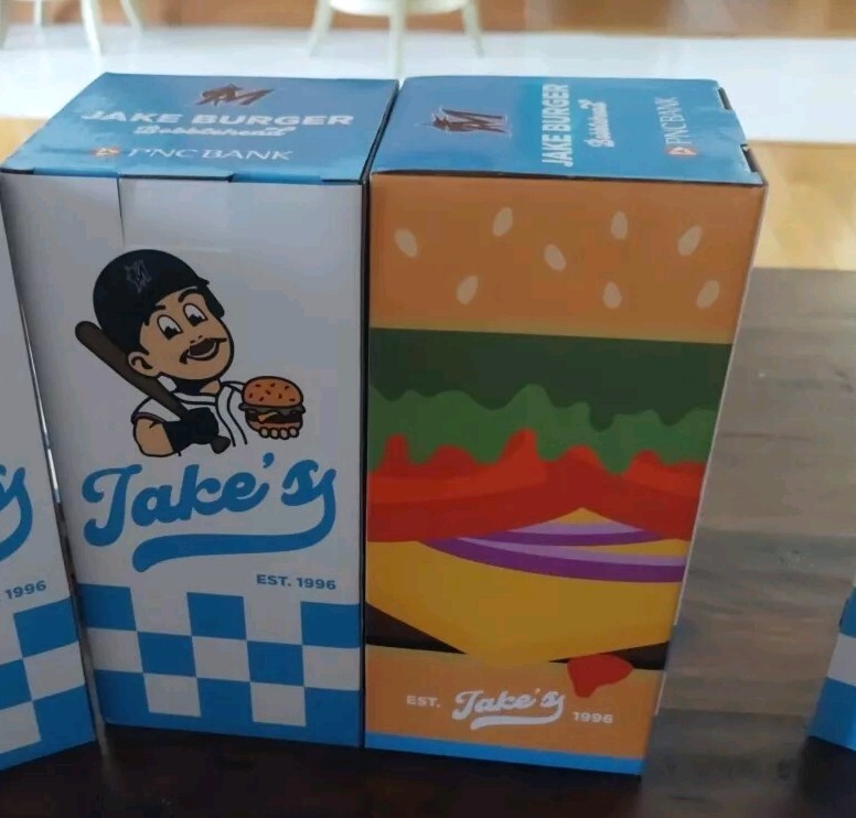 Jake Burger Bobblehead Stadium Give Away Never Opened