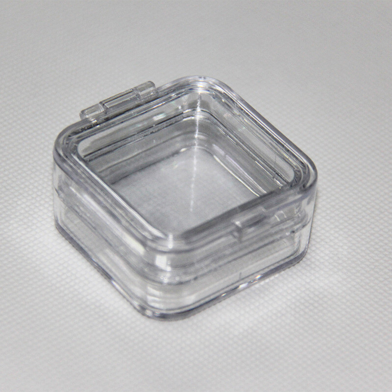 10pcs 2 Inch denture Tooth Box Membrane Plastic Transparent Tooth box to storage