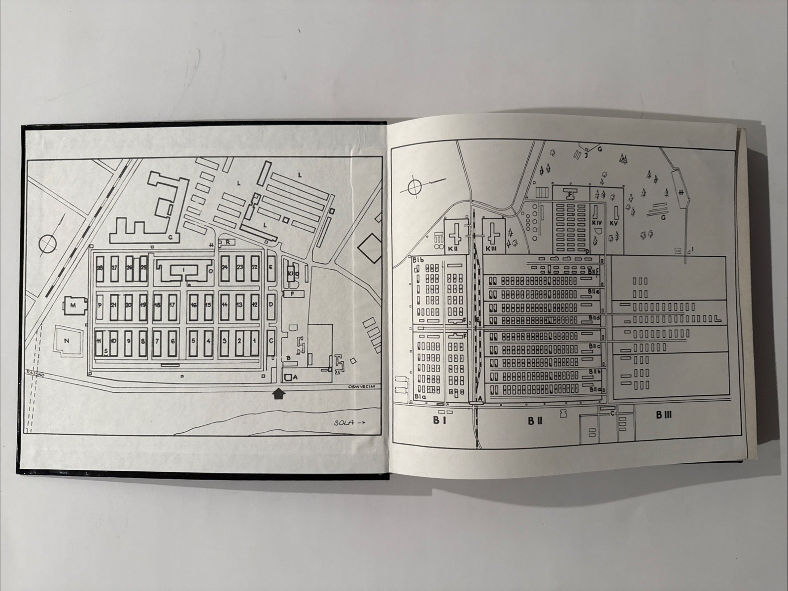 KL Auschwitz Documentary Photographs Book 1980 Holocaust WWII Camp Poland