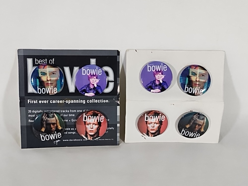 David Bowie - Button Set - 8 pieces - Good condition