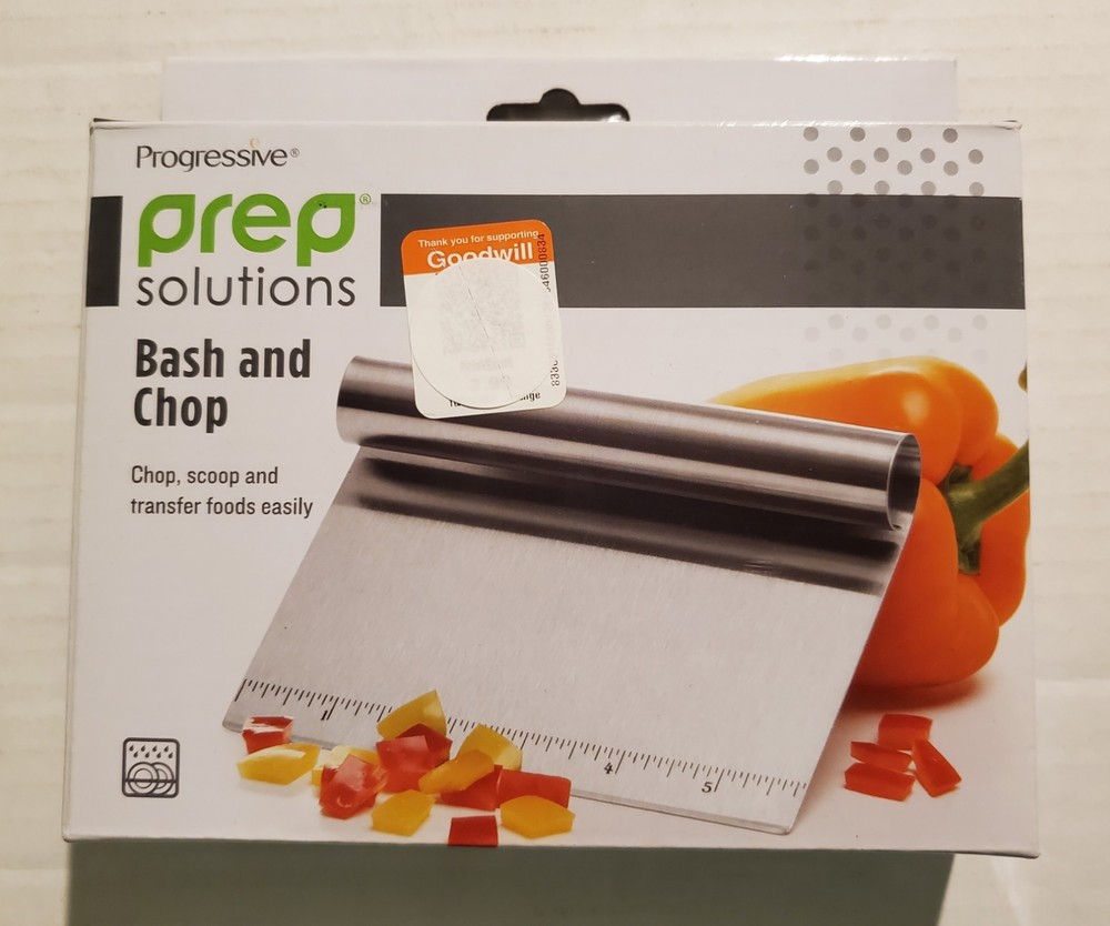 Prep Solutions® Bash 'n Chop Stainless Steel SCOOPER Kitchen Tool - NEW