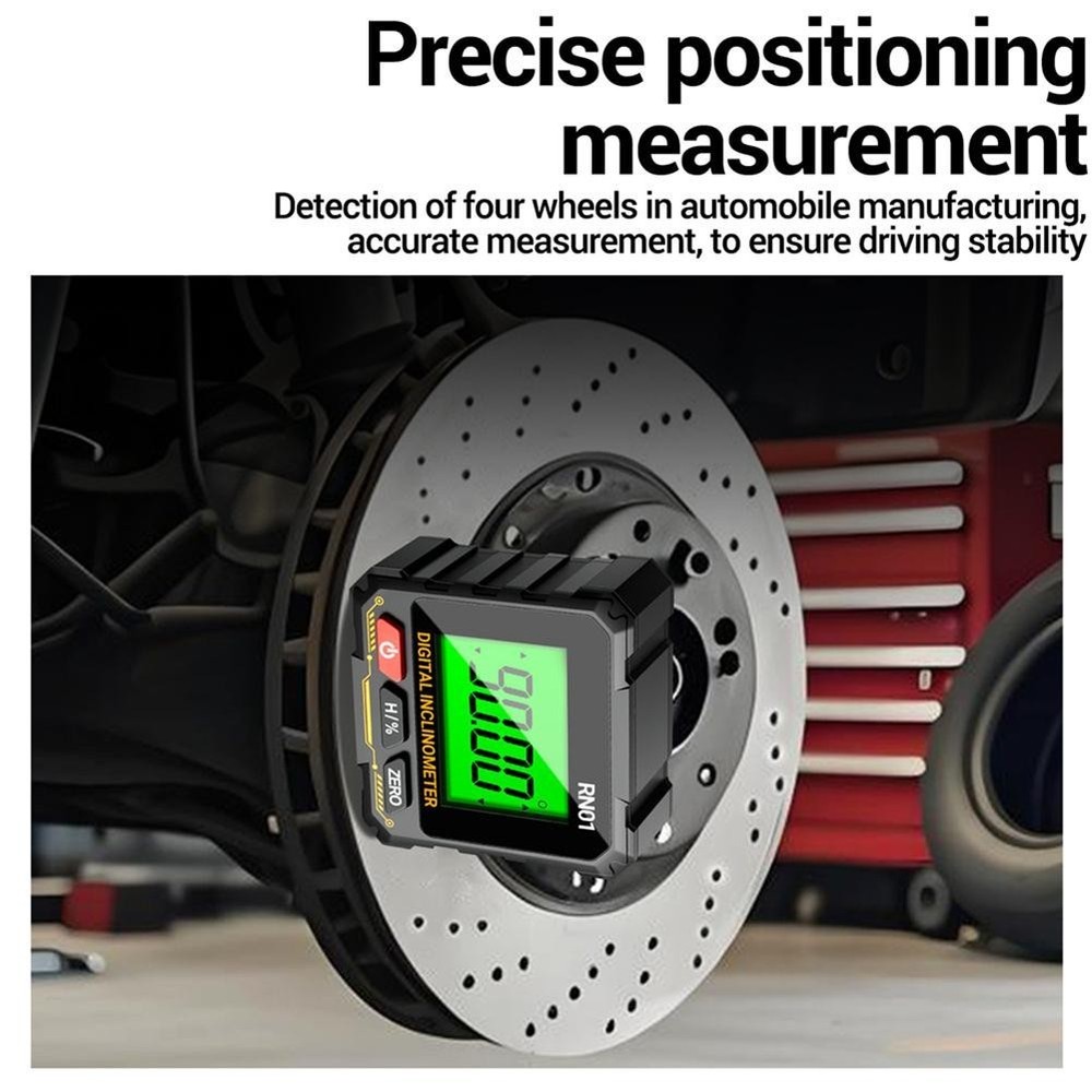 Electronic Digital Angle Meter RN01 with Backlit Display for Woodworking Use