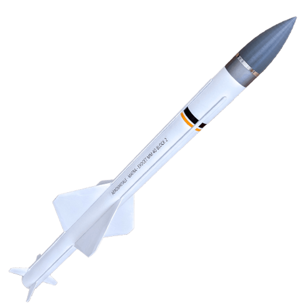 Rocketarium Flying Model Rocket Kit Exocet MM40 RK-1046
