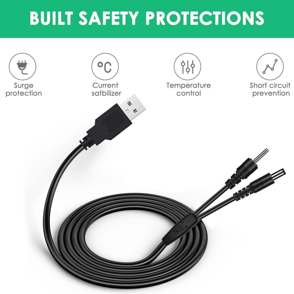 Replacement Charger Cable for Dog Shock Collar Compatible with Pet/Flittor/Petsa