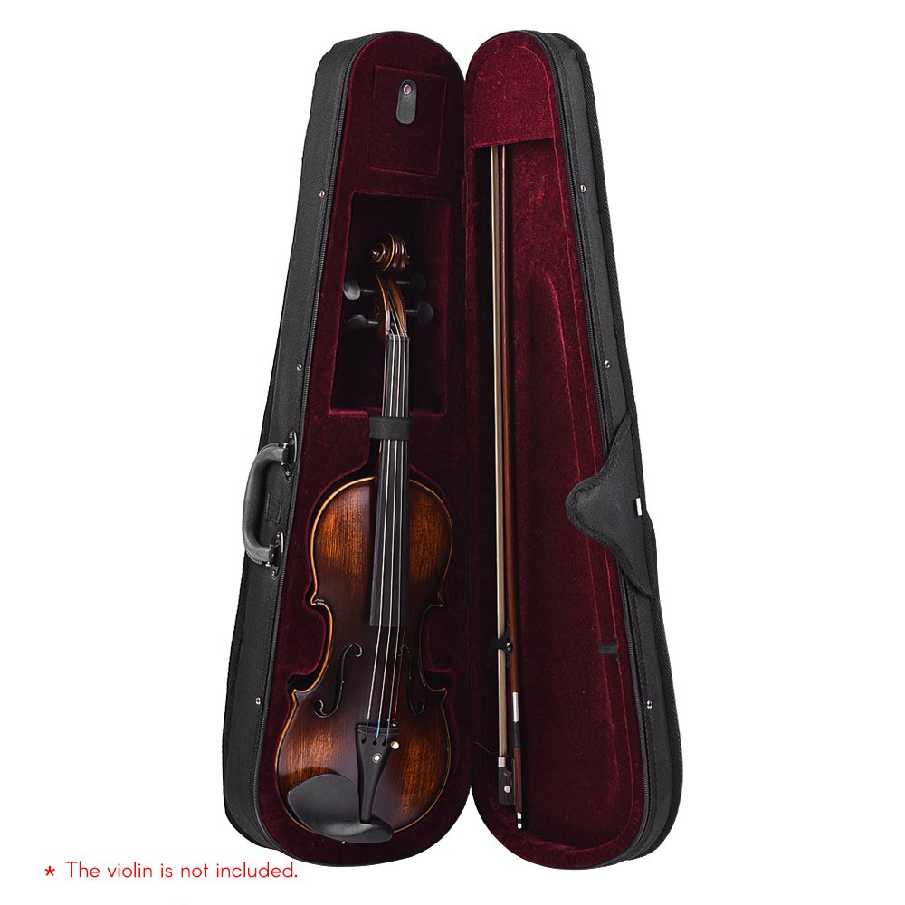Professional 4/4 Full Size Violin Triangle Shape Case Box Hard & Super Light