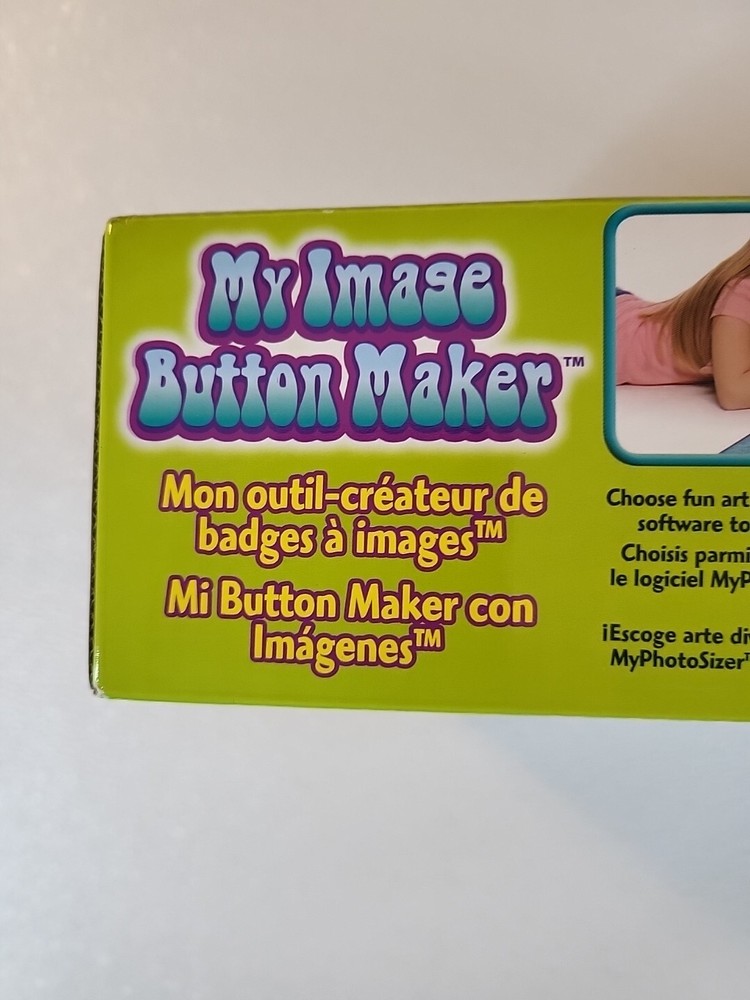 My Image Button Maker-Brand New- F31