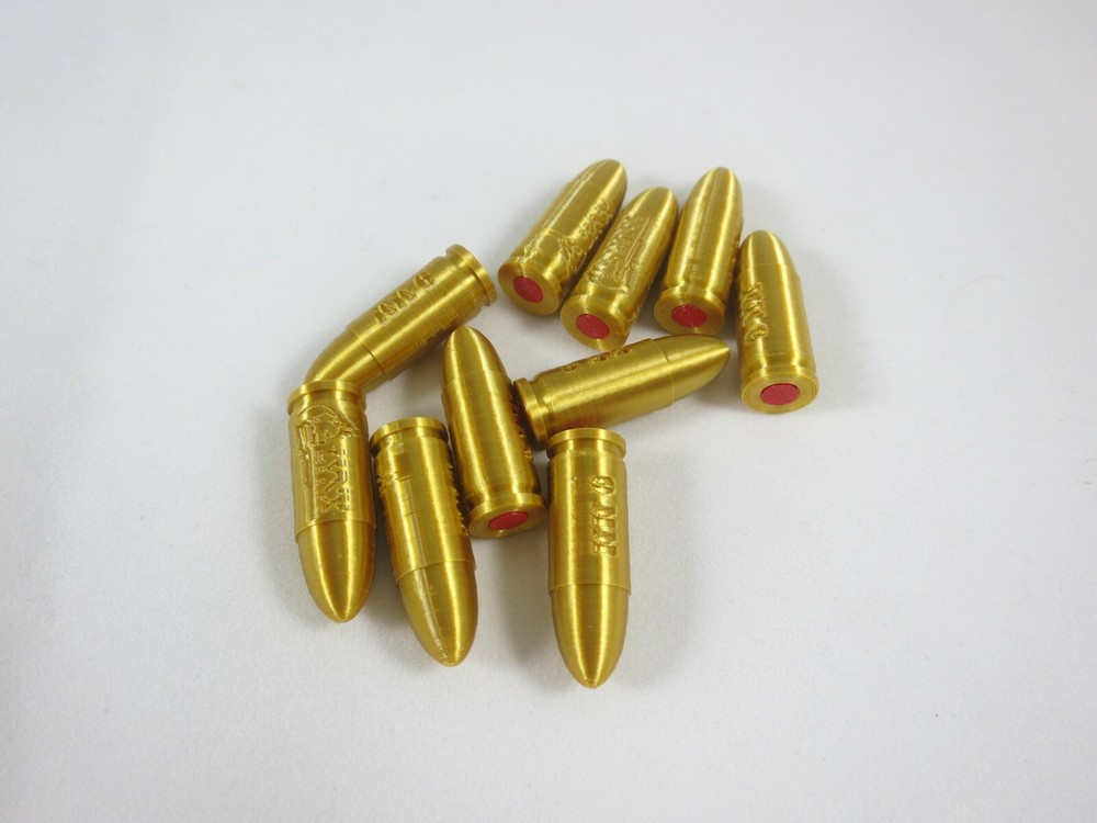 9mm Luger Plastic Snap caps - Set of 10