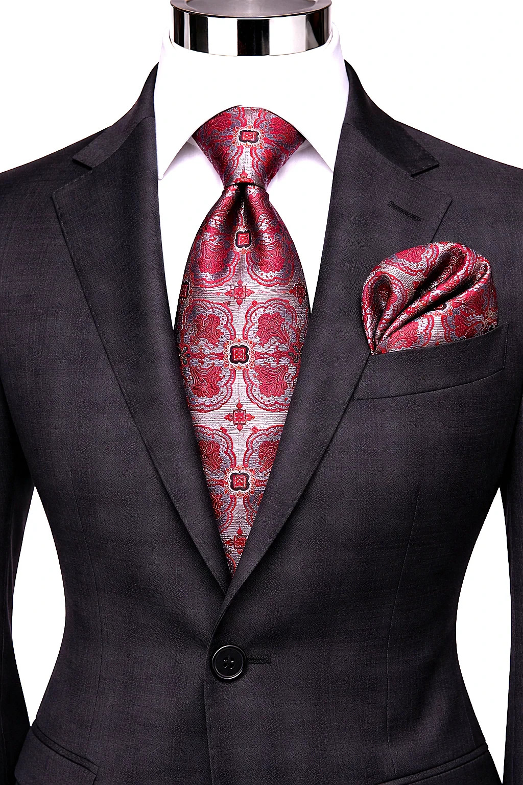 LUCA BRAS   TIE & POCKET SQAURE by VERSE9