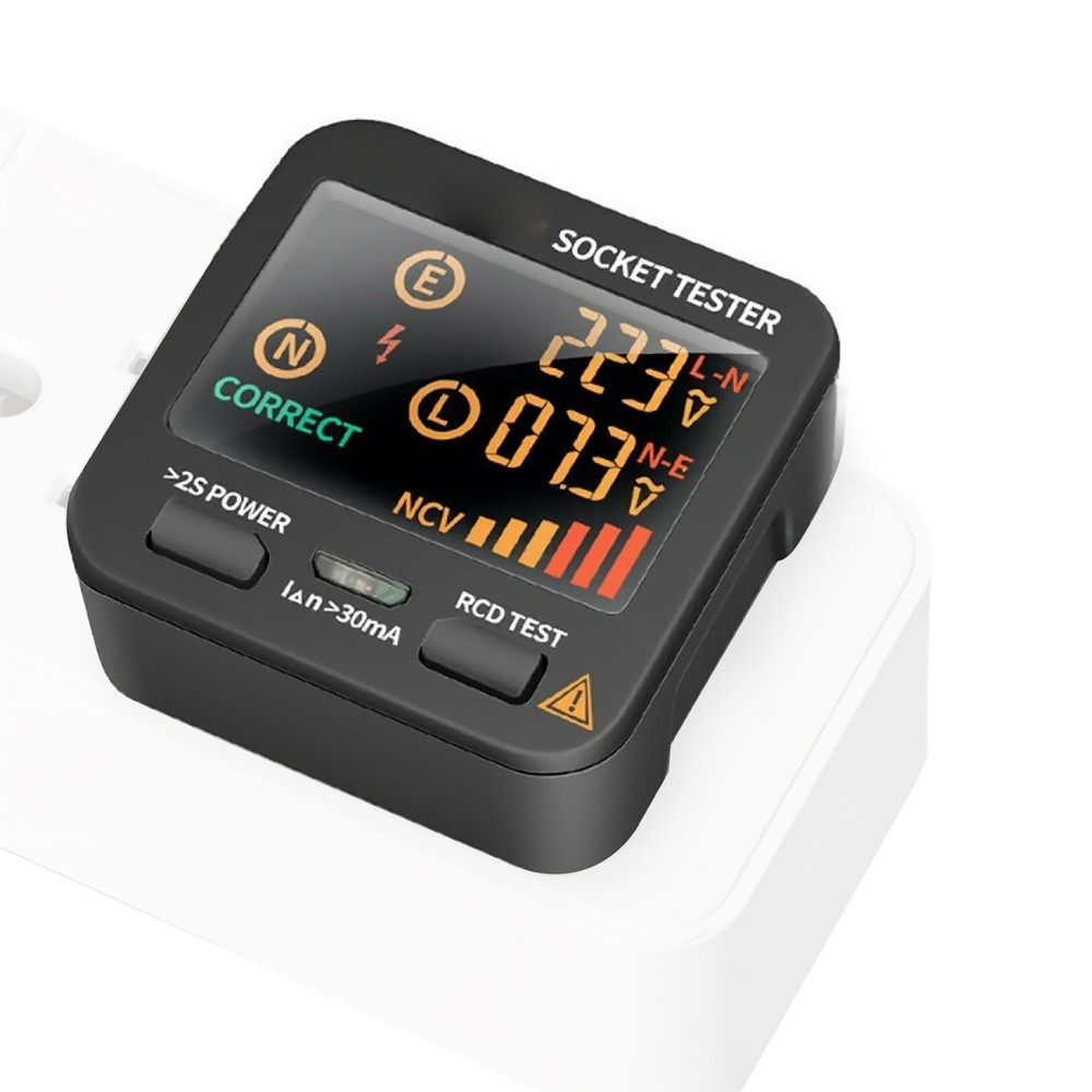 US Plug AC11 Socket Tester Digital Display Voltage Checker Detector Tool