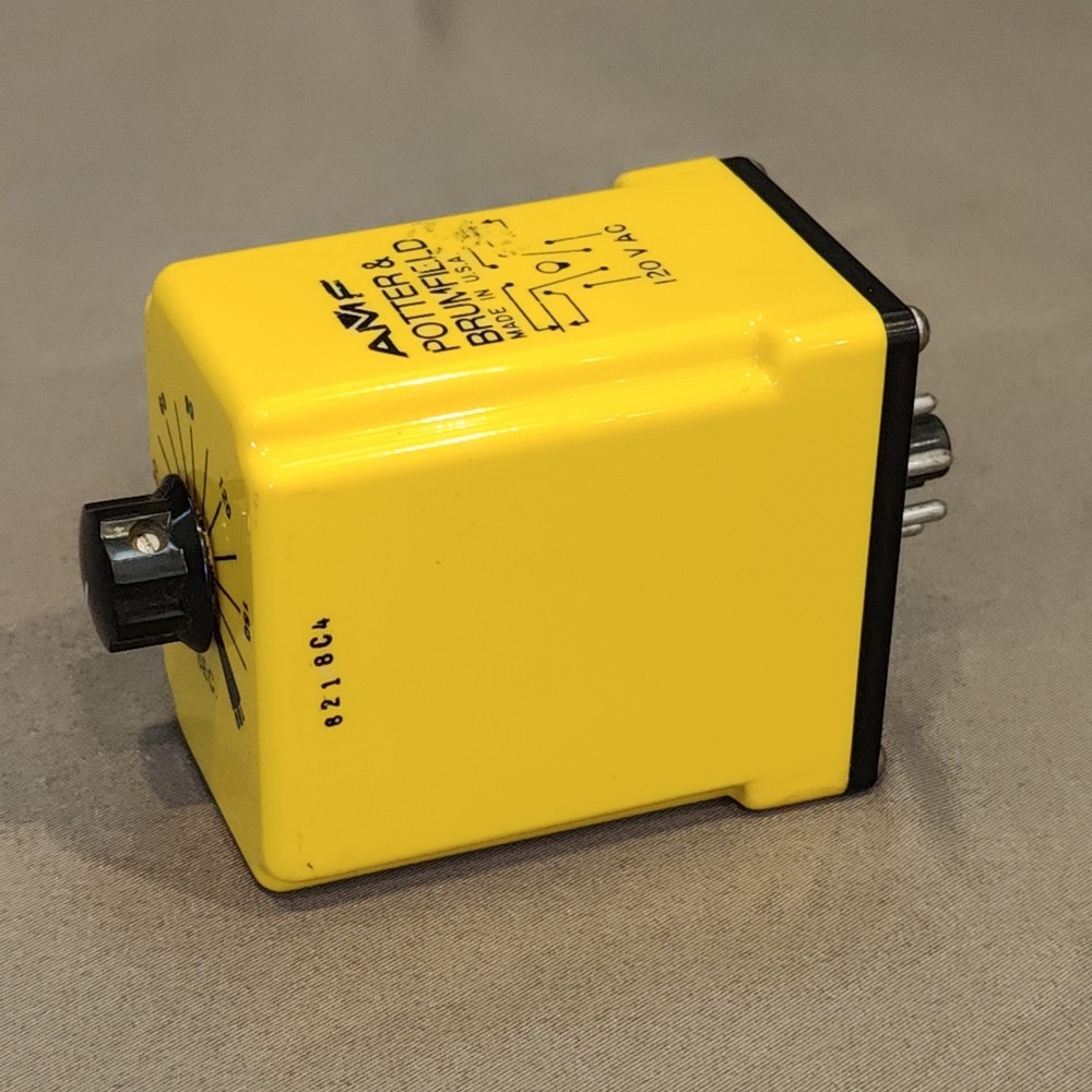 AMF CDB-38-70005 Potter & Brumfield Adjustable On-Delay Relay Timer