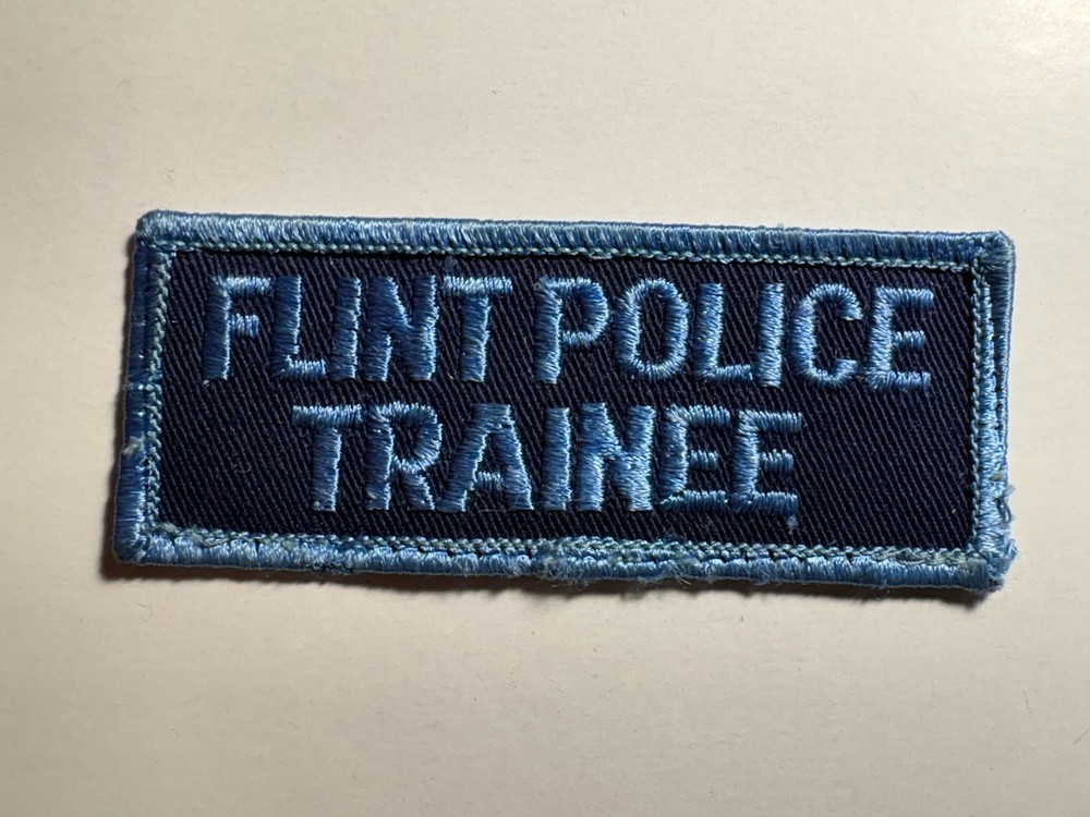 Flint Michigan Police Trainee Patch ~ Vintage
