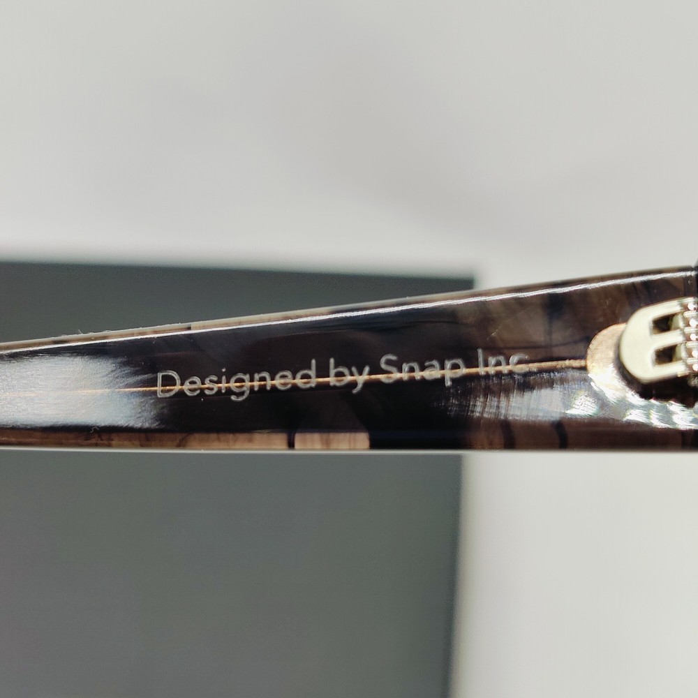 Snap Inc. Snapchat Spectacles Glasses Black Authentic No Charging Cable Untested