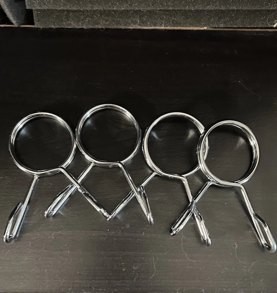 2” barbell clips spring clamps