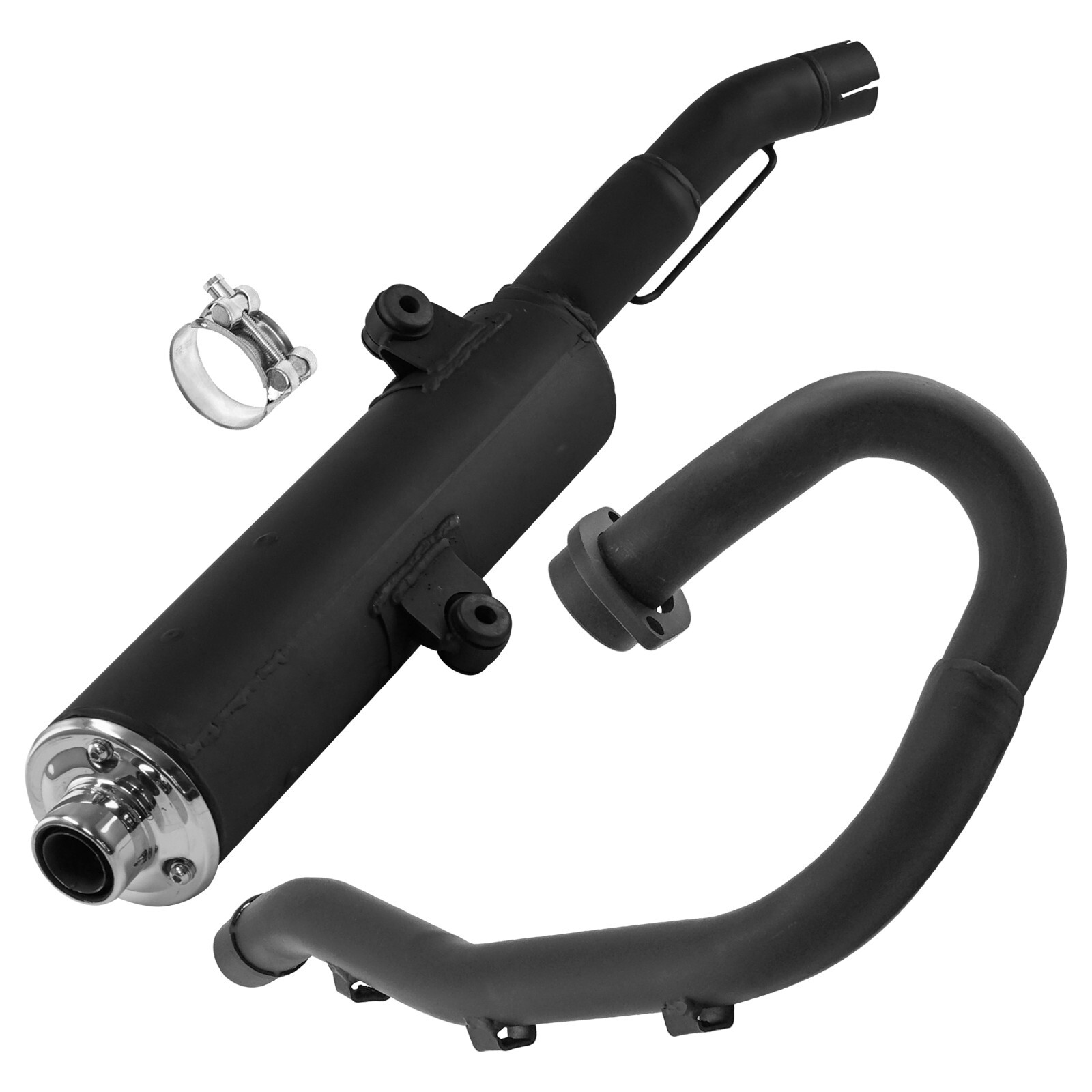 Caltric Exhaust Muffler& Pipe for Kawasaki KFX400 KSF400 Ksf 400 2003-2006