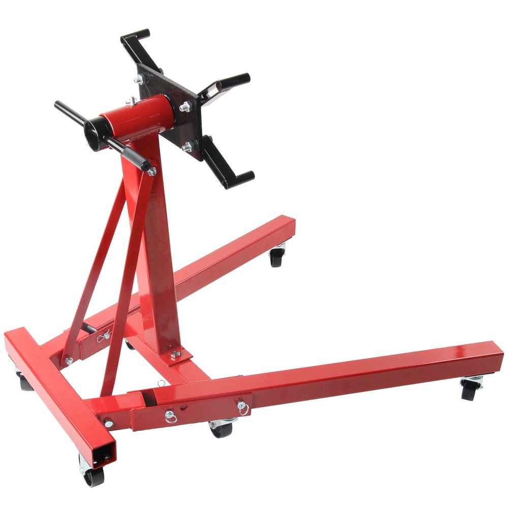 2000 LBS Folding Engine Stand Vehicle Engine Block Stand 360 Degree Head
