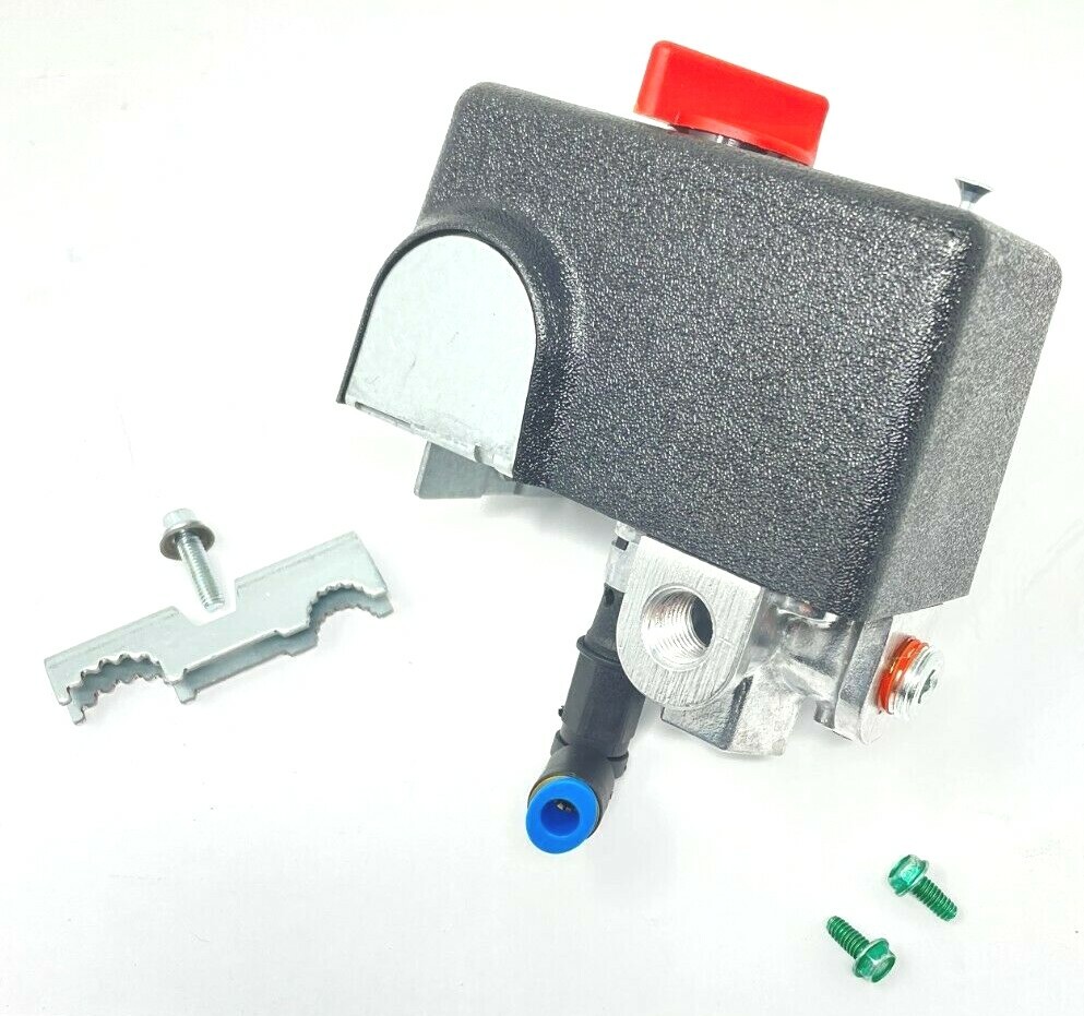 E111818 COLEMAN SANBORN PRESSURE SWITCH 4 PORT UNLOADER 145 ON-175 PSI OFF