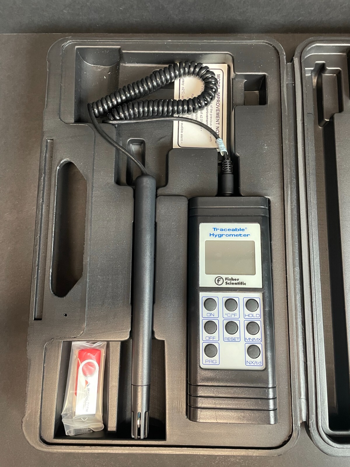 Fisher Scientific Traceable Memory Hygrometer Thermometer